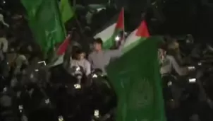 Palestinos le dieron la bienvenida a prisioneros que fueron liberados / Video: Canal N