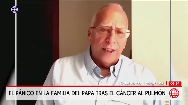 El pánico de la familia del Papa tras el cáncer al pulmón. Foto: América Noticias El pánico de la familia del Papa tras el cáncer al pulmón. Foto: América Noticias