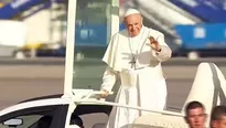 Papa Francisco llegó a Colombia. Imagen: @elpapacol / Video: Canal N