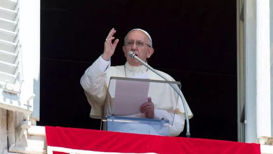 Papa Francisco durante el Ángelus dominical / Foto: Aci Prensa