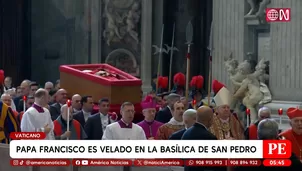 Papa Francisco es velado en la Basílica de San Pedro en El Vaticano. Foto y video: América Noticias