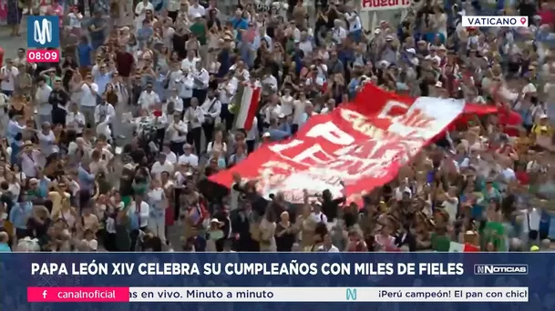 El papa León XIV cumple 70 años y agradece desde el Vaticano. Foto: Canal N