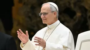 El Papa León XIV bendice a los ciclistas del Giro de Italia. Foto y video: Canal N/