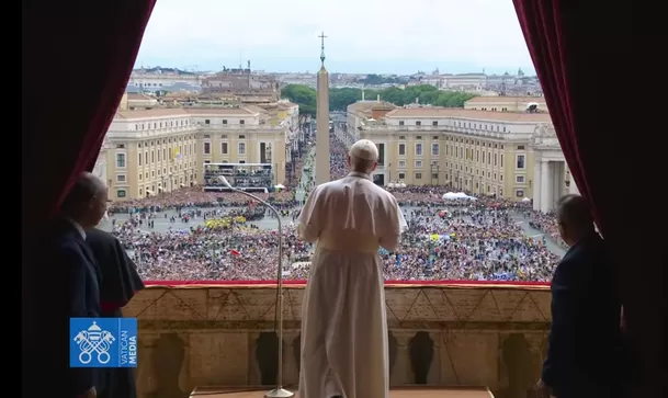 Primer Regina Coeli de Papa León XIV - Foto: News Vatican