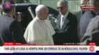 Papa León XIV fue hospitalizado en Roma para cirugía pulmonar
