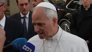 En declaraciones a la prensa, el papa León XIV se refirió a la posibilidad de viajar al Perú próximamente: "Es posible". Video: Canal N