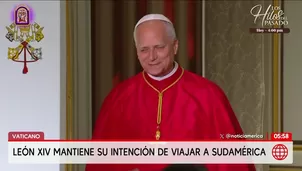 Papa León XIV mantiene su intención de viajar a Sudamérica. Foto y video: América Noticias