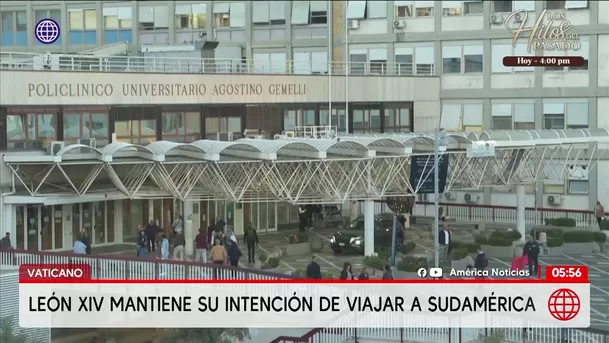Papa León XIV mantiene su intención de viajar a Sudamérica. Foto: América Noticias Papa León XIV mantiene su intención de viajar a Sudamérica. Foto: América Noticias