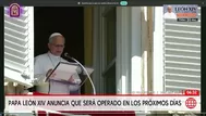 Papa León XIV será operado de un nódulo en el pulmón