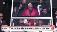 Papa León XIV podría acortar su pontificado