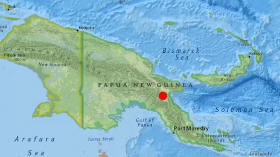 Papúa Nueva Guinea: terremoto de magnitud 7,2 sacude el país. Foto: Catástrofes Mundiales