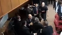 Paraguay: senadores protagonizaron escandalosa pelea a puñetazos en el Senado. Foto: captura