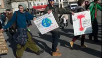 Protesta en París. Foto: AFP