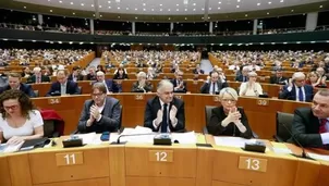 El Parlamento Europeo (PE) reconoci&oacute; este jueves a Juan Guaid&oacute; como presidente interino leg&iacute;timo de Venezuela. (Foto: EFE/Video: Canal N)