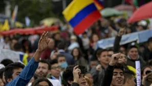 Paro impidió celebrar en Boyacá independencia de Colombia. Foto y video: Canal N/Andina