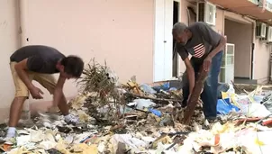 Habitantes de San Martín intentan levantarse tras paso de Irma. Video: AFP