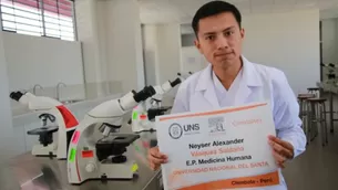 Peruano es finalista en concurso que elige a los mejores estudiantes de medicina del mundo. Foto: Andina