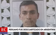 Peruano fue descuartizado en Argentina - Noticias de agua