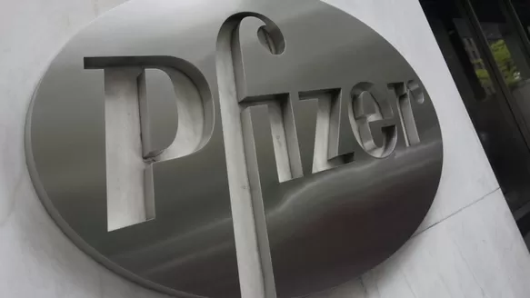 Laboratorio Pfizer. Foto: AFP