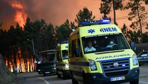 Incendio en Pedrógao Grande, Portugal. Foto: AFP