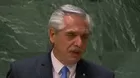 Presidente de Argentina ante la ONU: "Reafirmamos los derechos de soberanía sobre las Islas Malvinas"