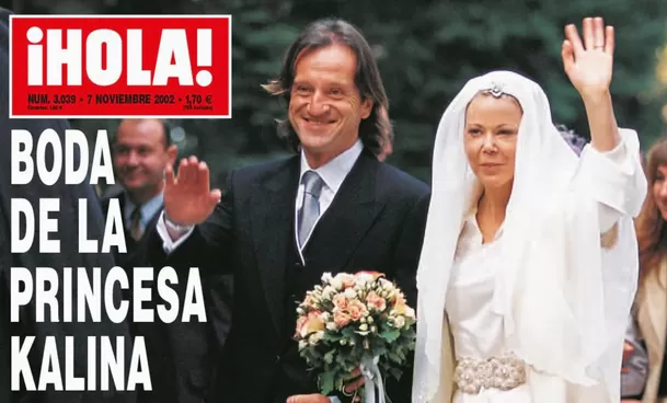 La boda de la princesa Kalina de Bulgaria con el empresario español Kitín Muñoz / Revista ¡Hola!