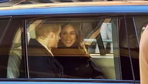 El príncipe Enrique Meghan Markle en su primer baño de popularidad. Video: AFP