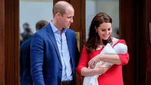 Guillermo y Catalina llaman a su tercer hijo Luis Arturo Carlos. Video: AFP / Foto: @KensingtonRoyal