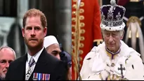 Príncipe Harry en coronación del rey Carlos III / AFP