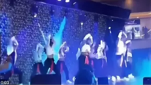 Bailarines casi mueren tras caer estructura del escenario sobre ellos / Canal N