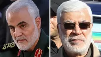 Qasem Soleimani y Abu Mehdi Muhandis. Foto: AFP/Video: Canal N