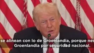 Trump dice que necesita Groenlandia por seguridad nacional y amenaza con aranceles si no lo apoyan. Hay protestas en Dinamarca. Video: Canal N