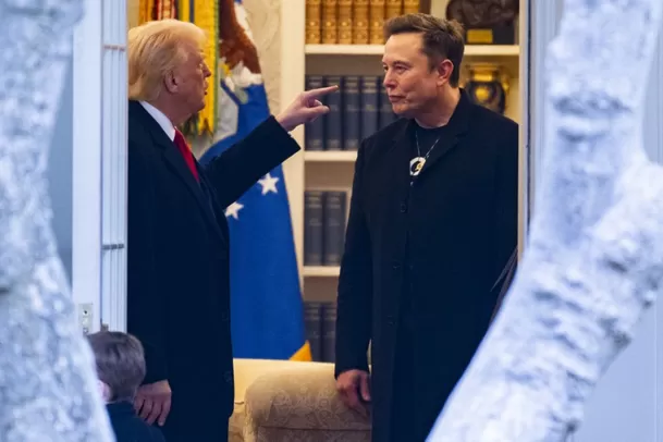Donald Trump y Elon Musk - Fuente: Andina