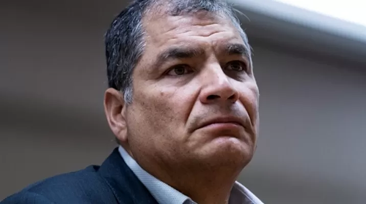 Rafael Correa, expresidente de Ecuador. Foto: AFP Rafael Correa, expresidente de Ecuador. Foto: AFP