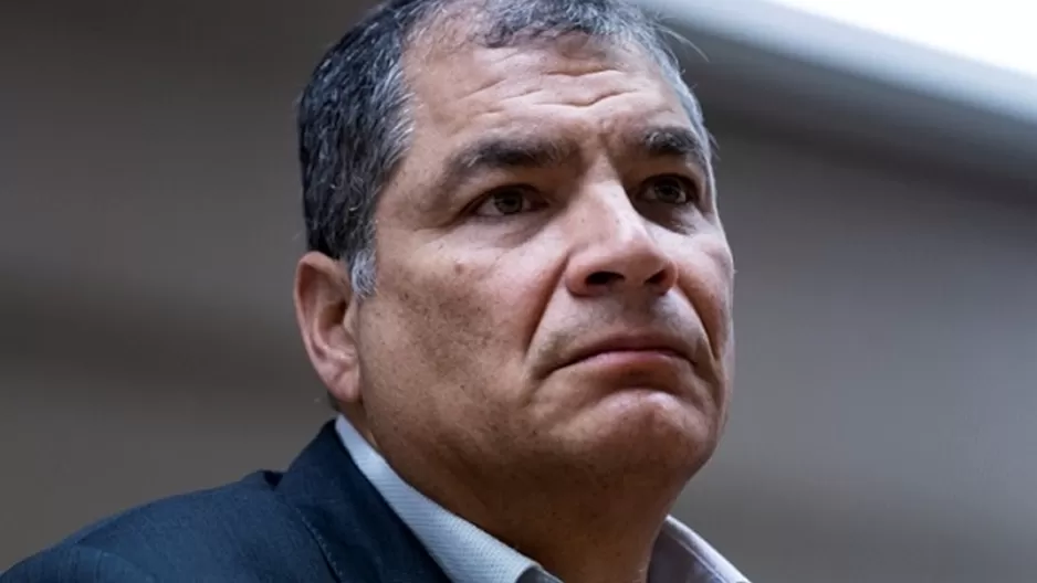 Rafael Correa, expresidente de Ecuador. Foto: AFP