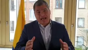 Rafael Correa pide adelanto de elecciones en Ecuador ante grave conmoción social. Foto: AFP/Video: Canal N