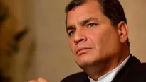 Rafael Correa expresó su sentir tras el fallecimiento de García Pérez (Foto: AFP)