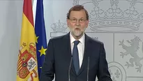 Rajoy iniciará trámites para intervenir en gobierno de Cataluña. Video: AFP