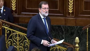 Rajoy: intervenir autonomía catalana, única respuesta posible. Video: AFP