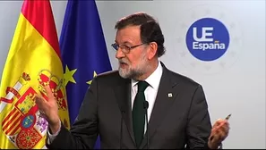 Rajoy: se ha llegado a una "situación límite" en Cataluña. Video: AFP