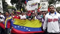 Protesta anti-imperialista previo a Cumbre de las Américas. Video: AFP