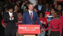 Reelecto alcalde demócrata de Nueva York desafía a Trump. Video: AFP