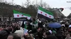 Refugiados sirios celebraron caída de Bashar al Assad