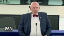 Janusz Korwin-Mikke. Captura: Youtube