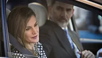 Reina Letizia de España tuvo un incidente con la reina Sofía, su suegra. Video: Twitter / Foto: AFP