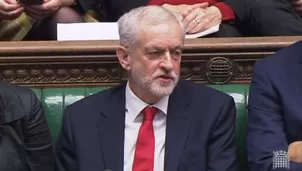 Durante la sesi&oacute;n semanal de preguntas a la jefa del Gobierno, May y Corbyn se enzarzaron. (Foto: Captura/Video: @rodmesag)