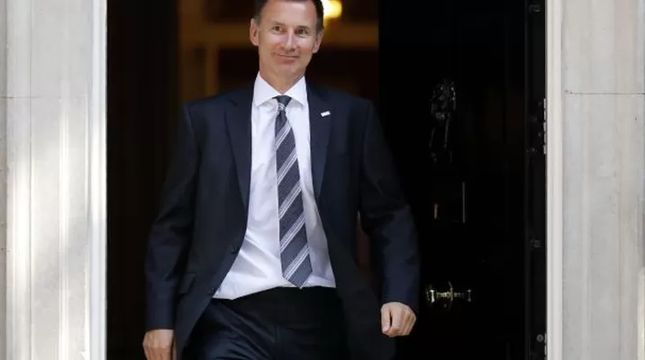 Hunt será el responsable del Foreign Office tras la dimisión de Boris Johnson. (Foto: AFP) Hunt será el responsable del Foreign Office tras la dimisión de Boris Johnson. (Foto: AFP)