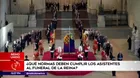 Reino Unido: ¿qué normas deben cumplir los asistentes a funeral de la reina?