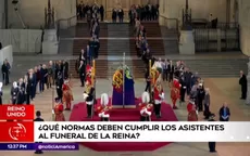 Reino Unido: ¿qué normas deben cumplir los asistentes a funeral de la reina? - Noticias de estado-unidos