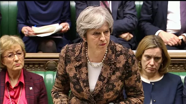 Theresa May, primera ministra del Reino Unido. Foto: AFP